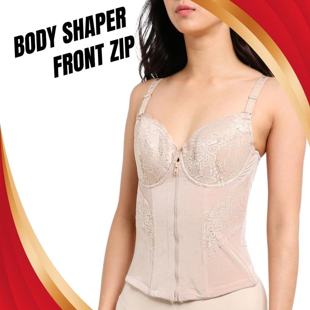 Front Zip Body Shaper