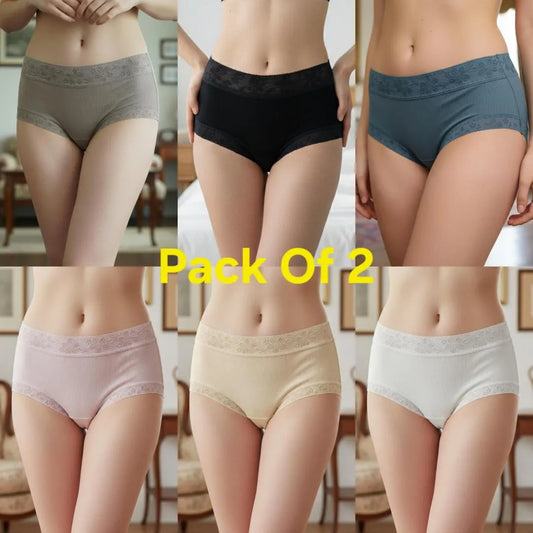 Silk Lace Work Comfortable And Lightweight Brief